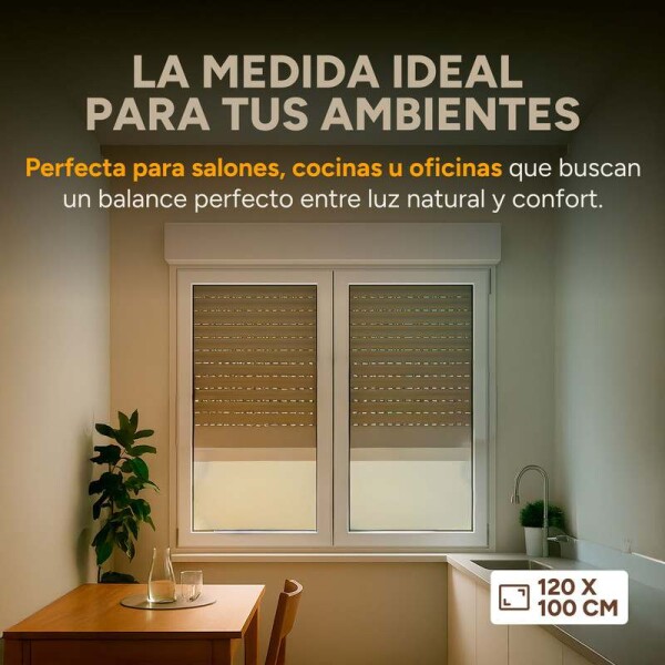 Ventana de PVC Blanco 120 X 100 Con Persiana Corrediza Ventana de PVC Blanco 120 X 100 Con Persiana Corrediza