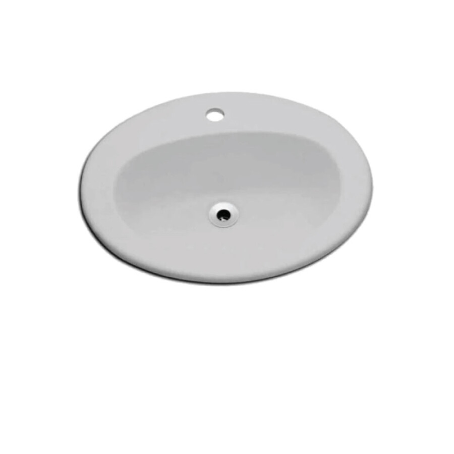 Lavatorio de sobreponer oval Gris Lavatorio de sobreponer oval Gris