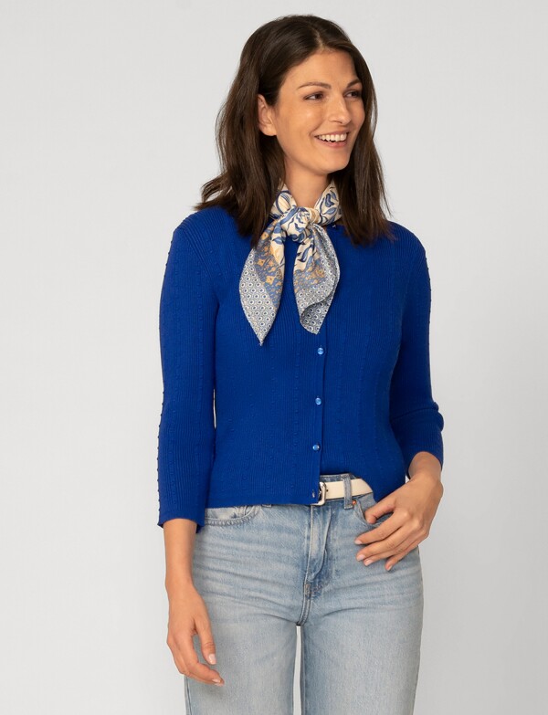 Cardigan Tejido Texturado ROYAL