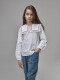 Blusa Manga Larga Con Cuello Marinero Blanco