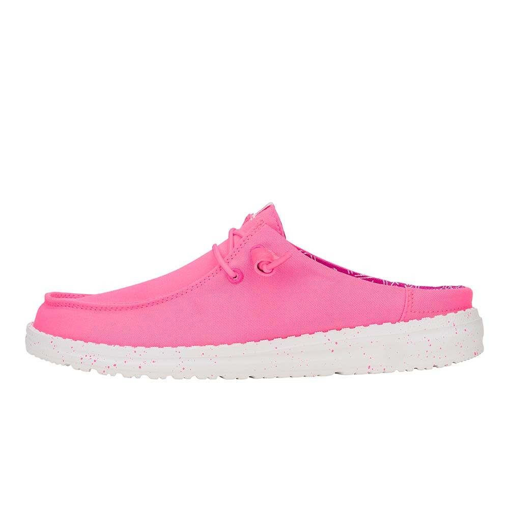 Wendy Slip Stretch Canvas - Mujer Neon Pink