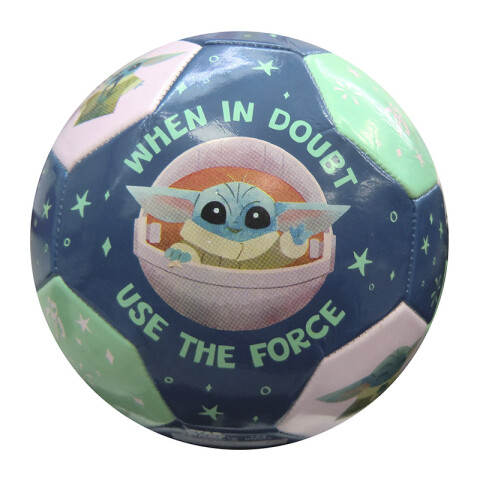 Pelota Fútbol Cuero Nº3 Baby Yoda