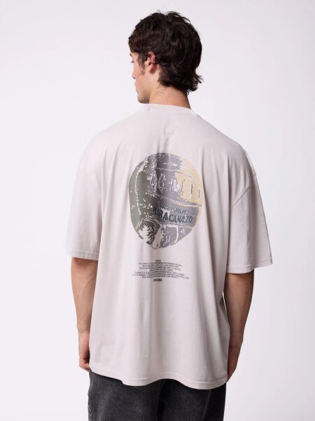 T-SHIRT DIXIE YINS GRIS CLARO