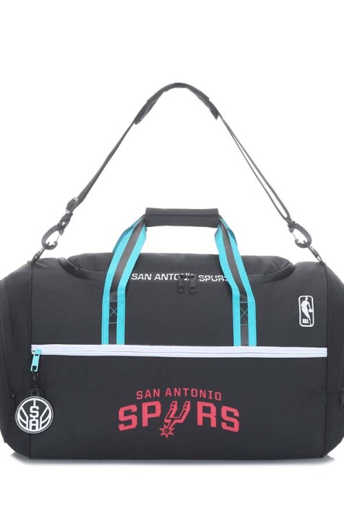Bolso deportivo San Antonio Sprus - NBA Acqua y negro