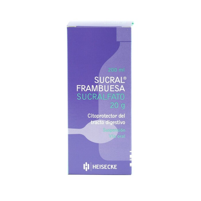 SUCRAL SUSP.X 200 ML.(FRAMBUESA) FRASCO única