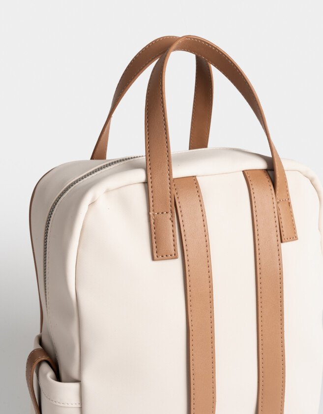 Mochilas Urbanas Mochila Sport - Blanco Crudo