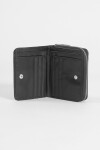 Billetera flap compartimentos negro