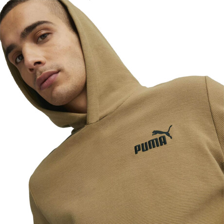 PUMA ESS ELEVATED HOODIE Dark Beige