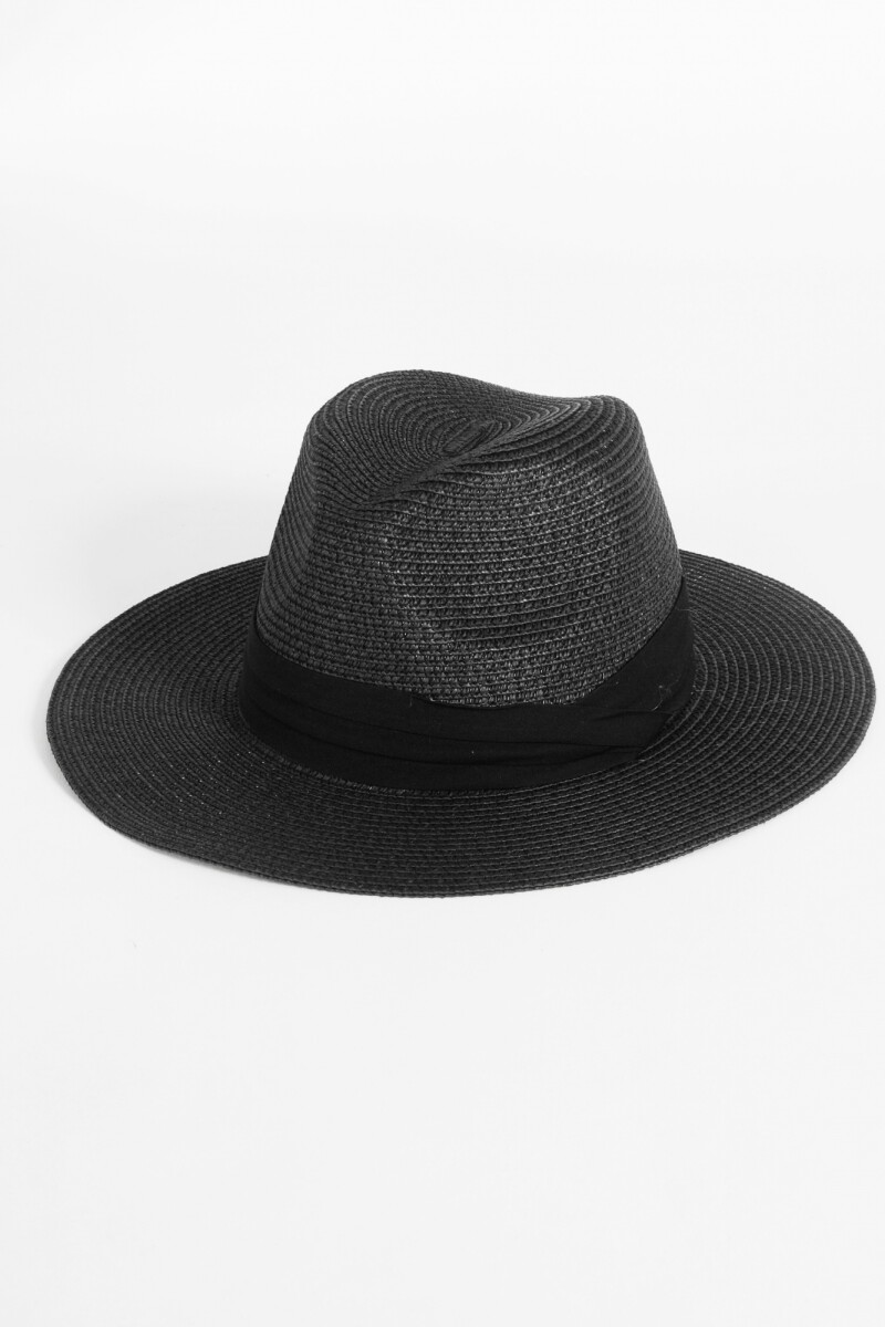 Sombrero cinta negro
