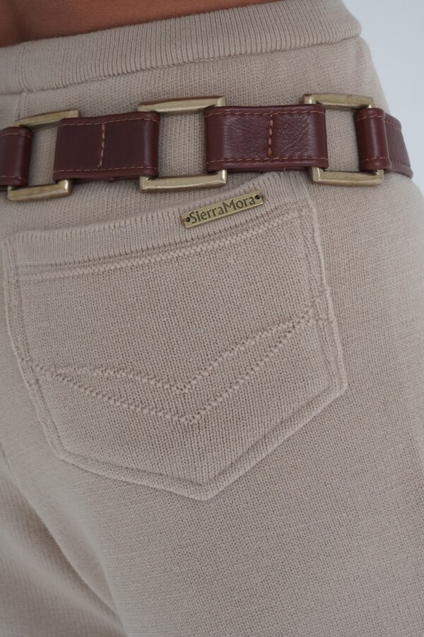 Knit Short Beige