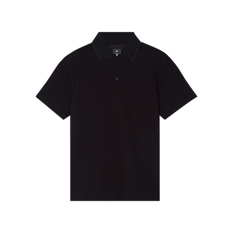 Polo Courtside de Hombre Negro