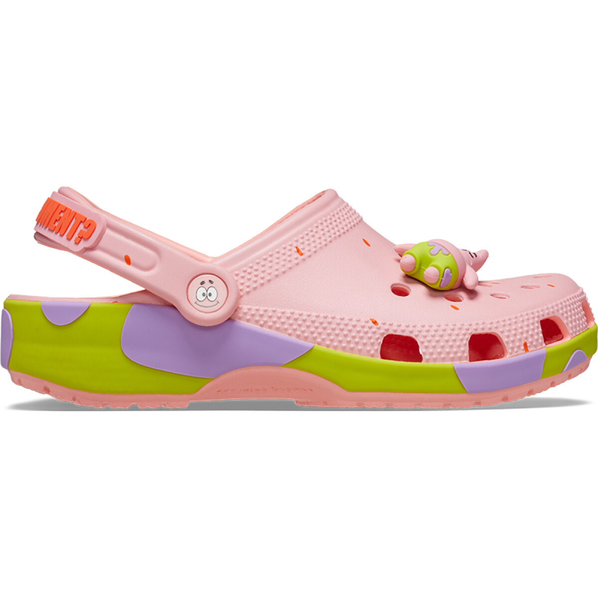 Crocs Classic Clog Bob Esponja Patricio - Rosado 