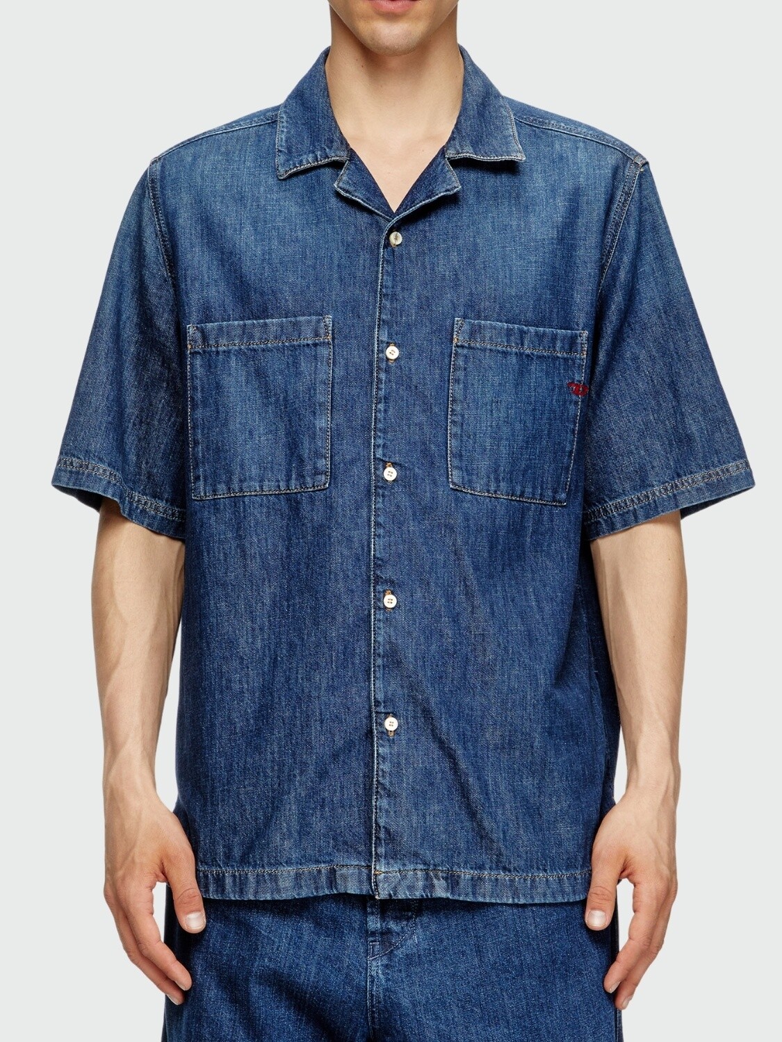 DIESEL - Camisa D-Paroshort Blanco