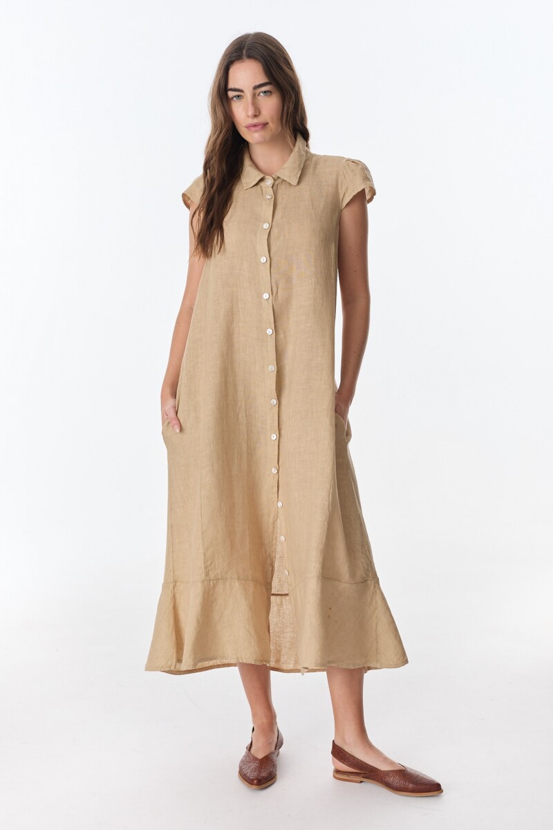 Vestido New Budha Beige