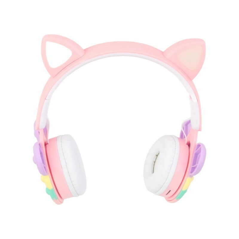 Auriculares bluetooth Pop It diseño con orejas Auriculares bluetooth Pop It diseño con orejas