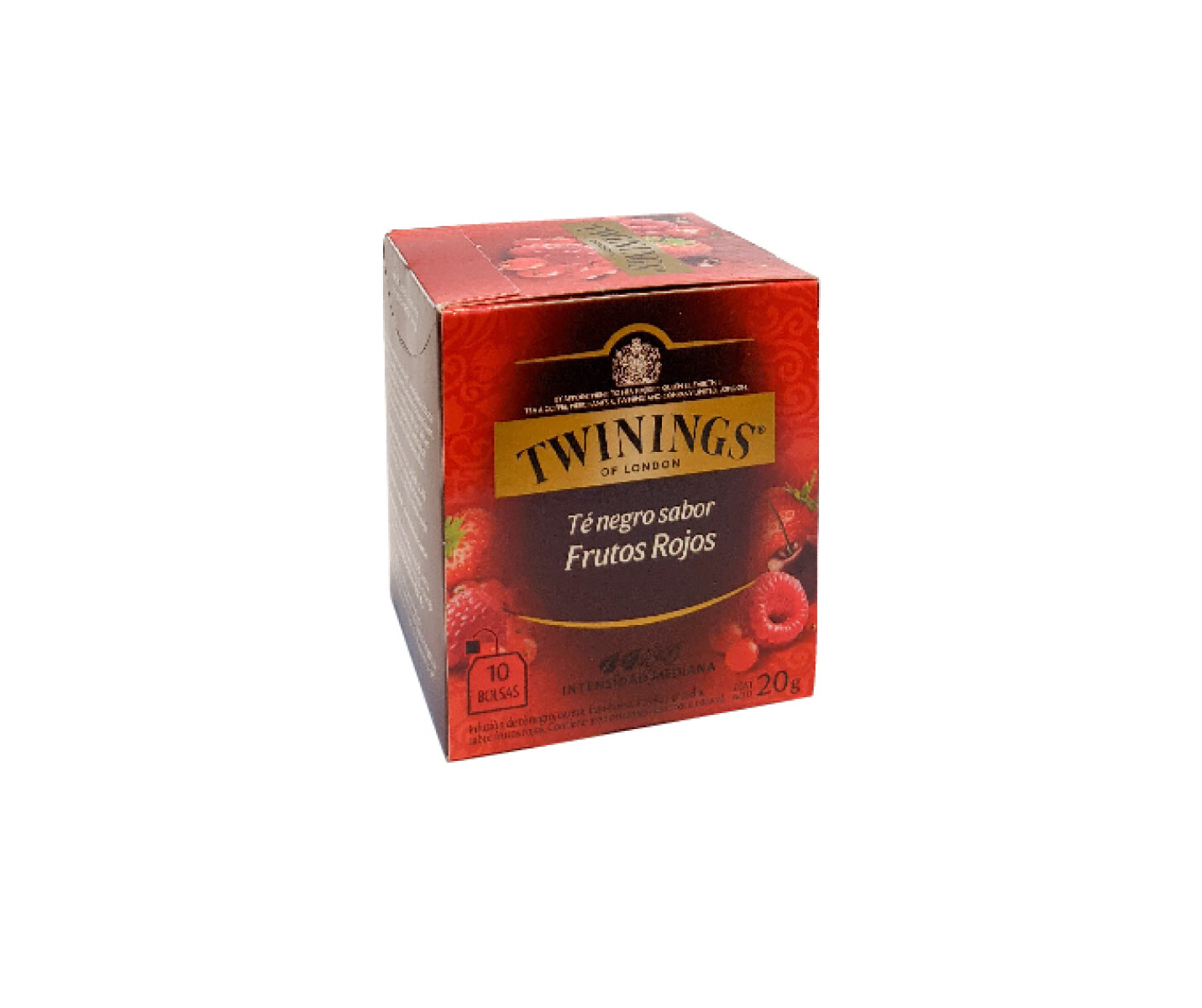 TE TWININGS 10/S NEGRO FRUTOS ROJOS 