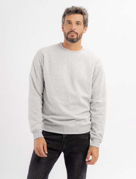 Buzo felpa Amir gris melange