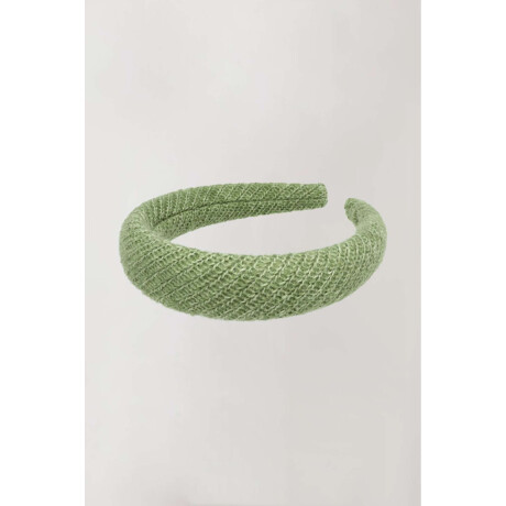 Vincha cozy Verde mili/esmeralda