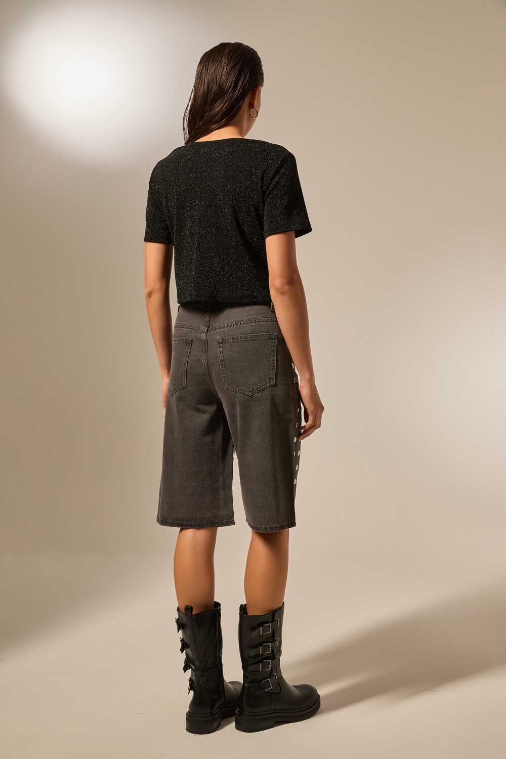 Bermuda Zafi Gris Medio