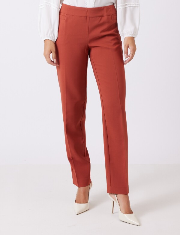 Pantalon Sastrero Slim TERRACOTA