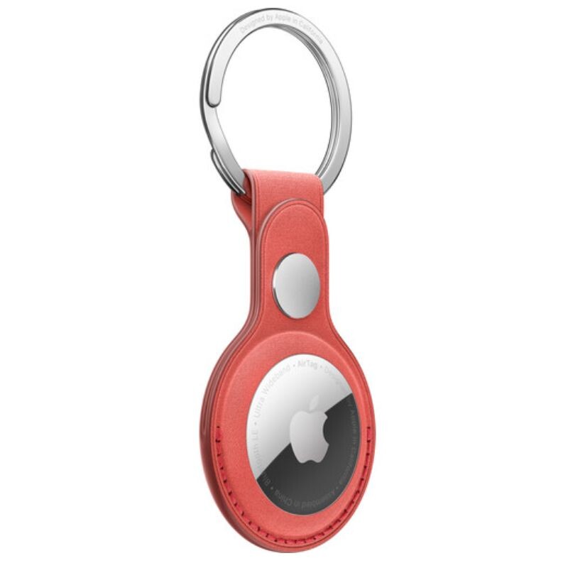 Case Apple Airtag Finewoven Key Ring Coral Case Apple Airtag Finewoven Key Ring Coral