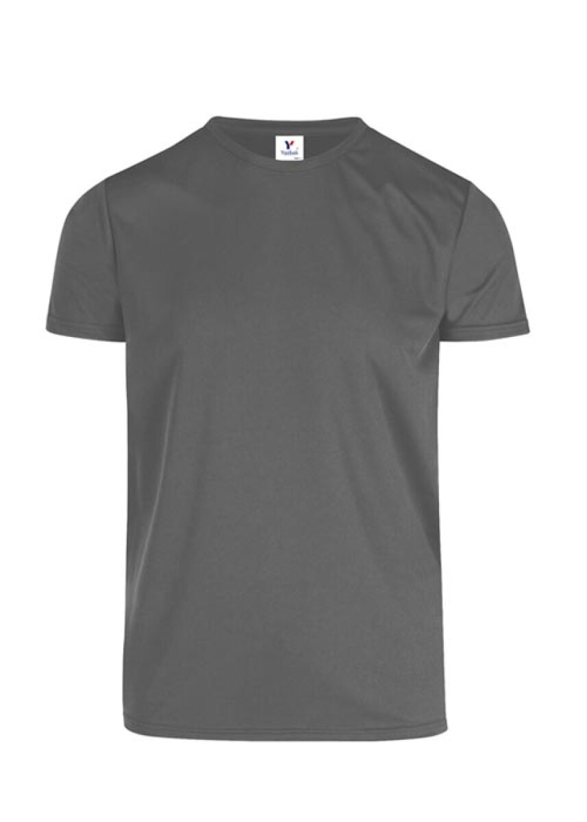 Camiseta a la base dry fit - Carbón 