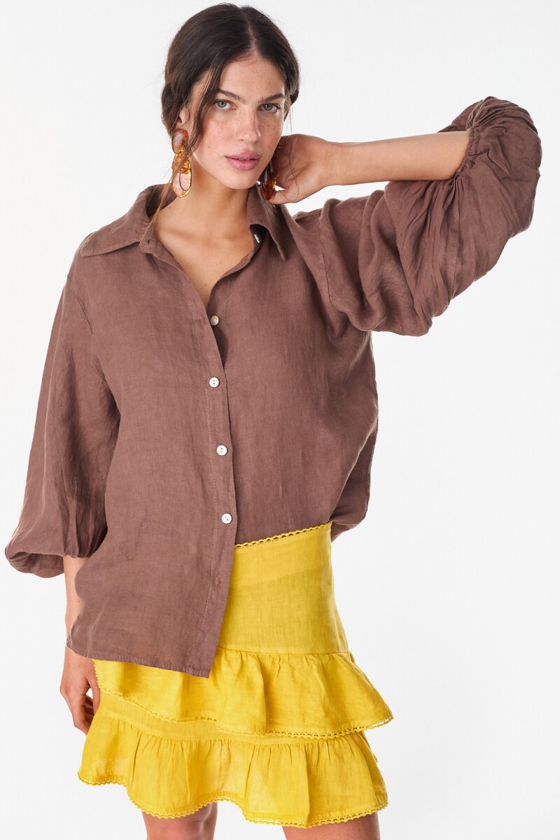 Camisa New Tero  - Chocolate 