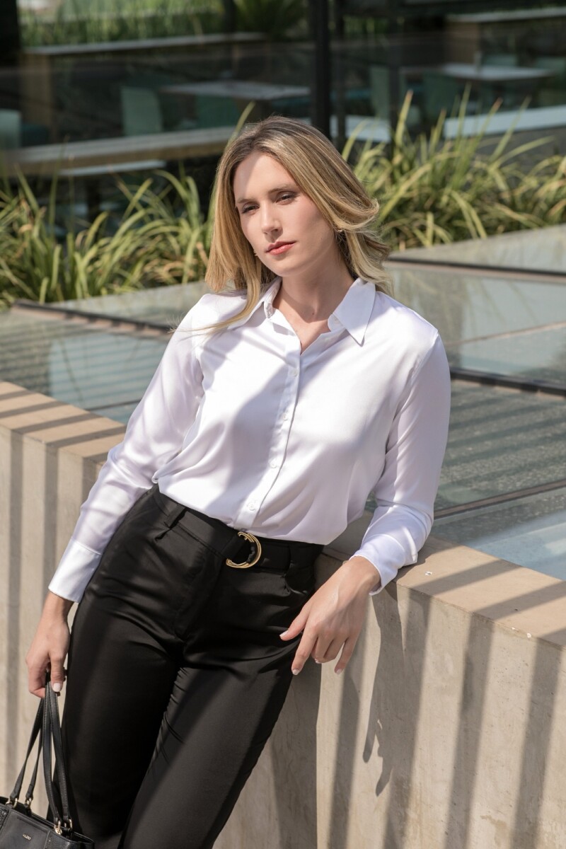 Camisa Mangas Largas. - NATURAL 