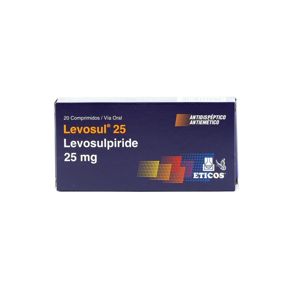 LEVOSUL 25 MG. CJ X 20 COMP. única