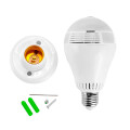 Cámara Lámpara 360° HD con Luz y Audio Cámara Lámpara 360° HD con Luz y Audio