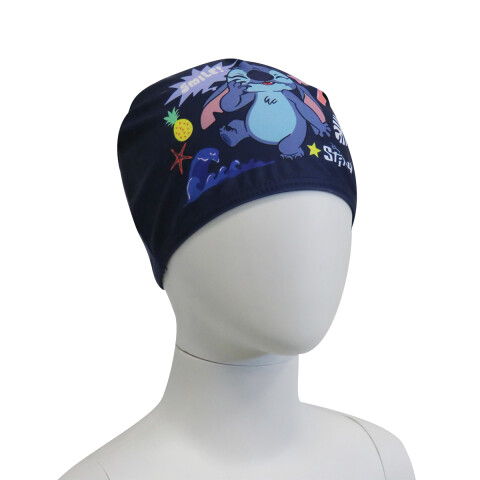 Gorra Natación Infantil Stitch Talle Único AZUL OSCURO