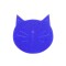 ALFOMBRA DE GOMA GATO AZUL