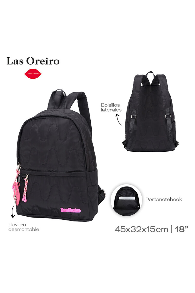 Mochila Las Oreiro Negro
