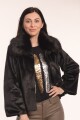 CHAQUETA REGINA LISO ECO PIEL NEGRO