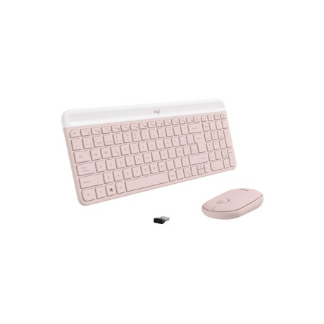 Combo Teclado y Mouse Logitech Inalámbrico MK470 Rosa Combo Teclado y Mouse Logitech Inalámbrico MK470 Rosa
