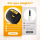 Guante Manopla Quita Pelo Limpieza Ropa Tela Reutilizable Negro Con Amarillo Guante Manopla Quita Pelo Limpieza Ropa Tela Reutilizable Negro Con Amarillo
