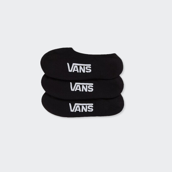 Medias Vans Classic No Show 3 Pares Negro