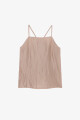 TOP ARRUGADO Beige