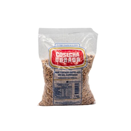 MANI TOSTADO SIN/SAL COSECHA DORADA BOLSA 1KG MANI TOSTADO SIN/SAL COSECHA DORADA BOLSA 1KG