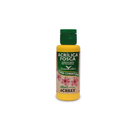 Pintura Acrílica Acrilex Mate 60 ml (Tonos Amarillos y Naranjas) 505 Amarillo Oro