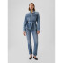 BELTED FEATHERWEIGHT JACKET MED WARREN MEDIUM WASH