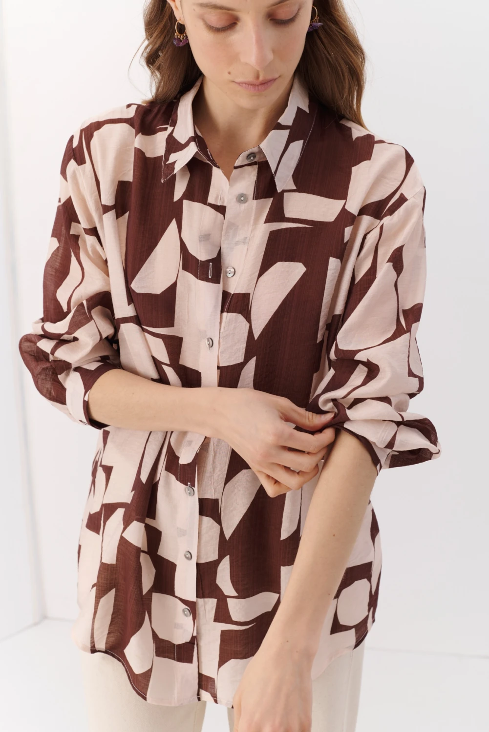 CAMISA JULIETA GIGI marron 2