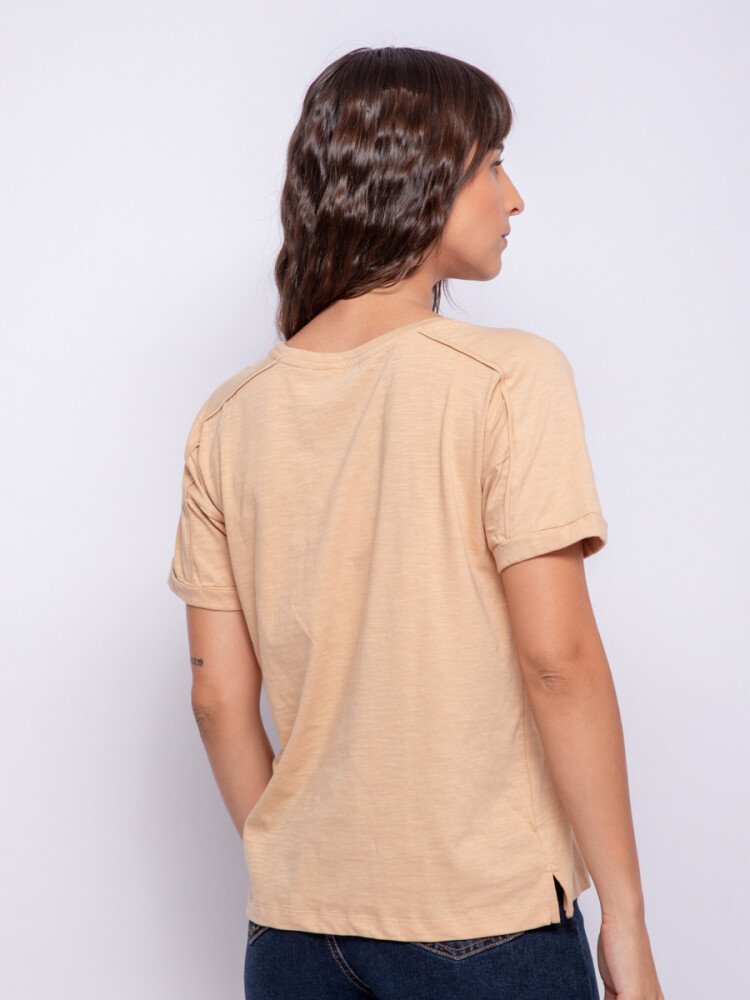 REMERA JODIE Beige