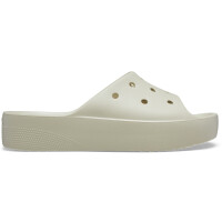Sandalias Crocs Classic Platform Slide Beige