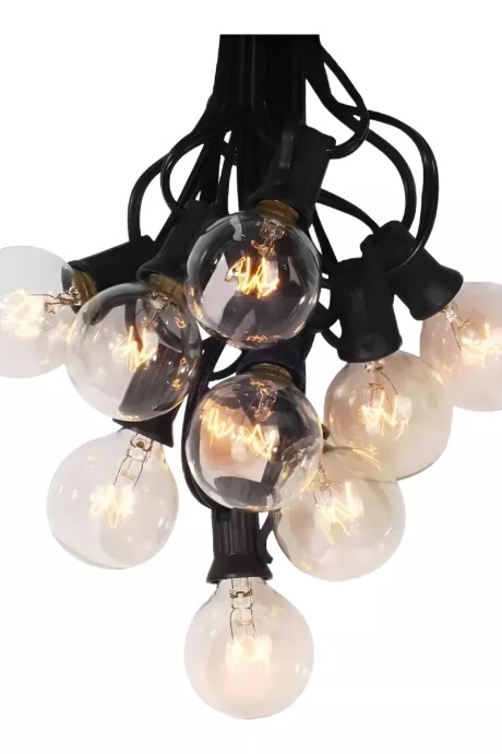 Guía de Luces Vintage 25 Luces + 2 de repuesto cable negro