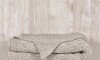 Manta Tejida 125x150 - Sierra - Pilar Beige