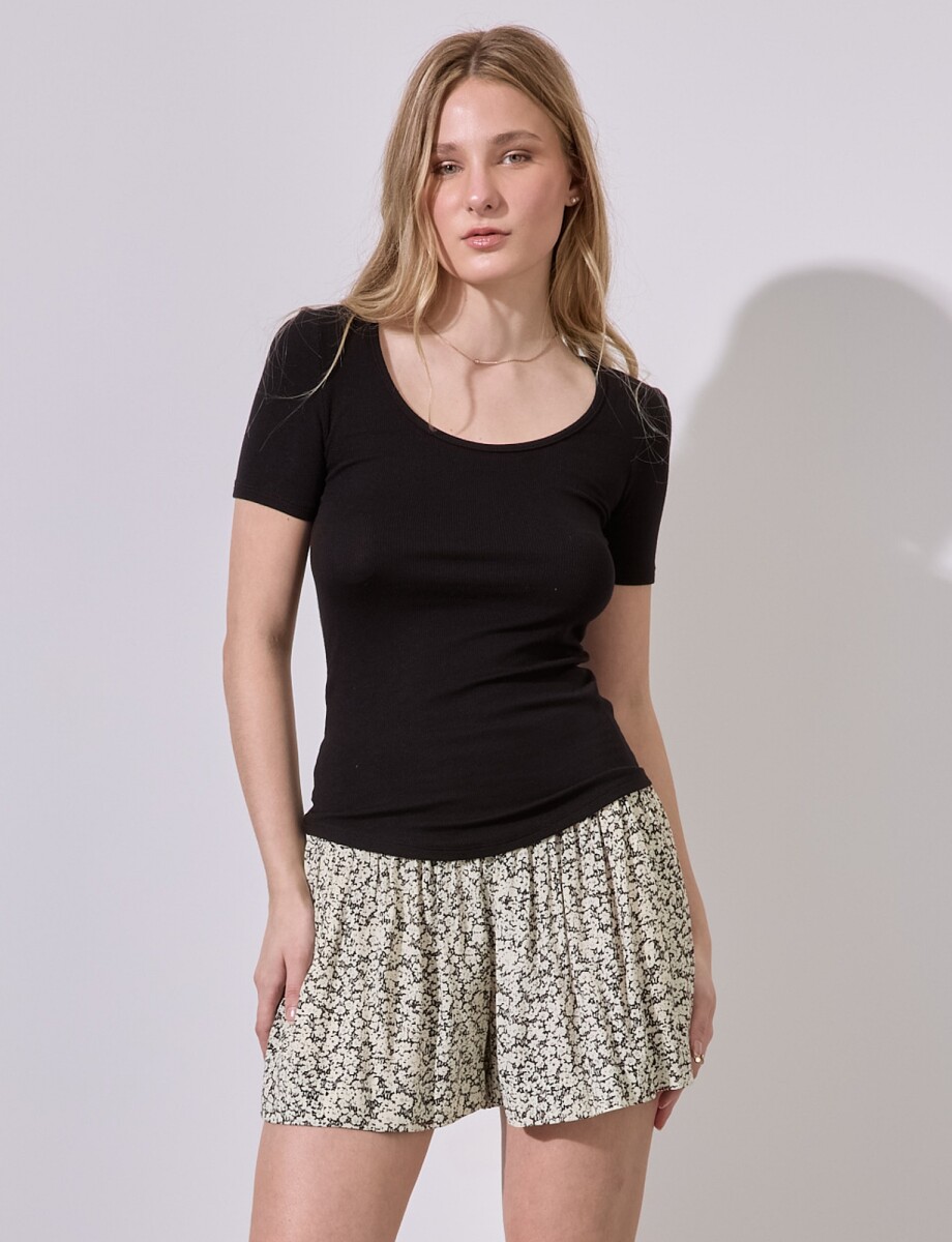 Remera Modal - Negro 