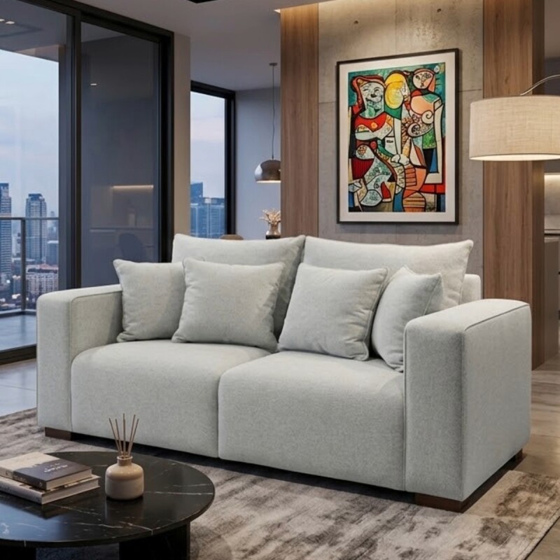 SOFA 2 PUESTOS- TERRA NINE 7450006268936 GRIS (CD) Unica