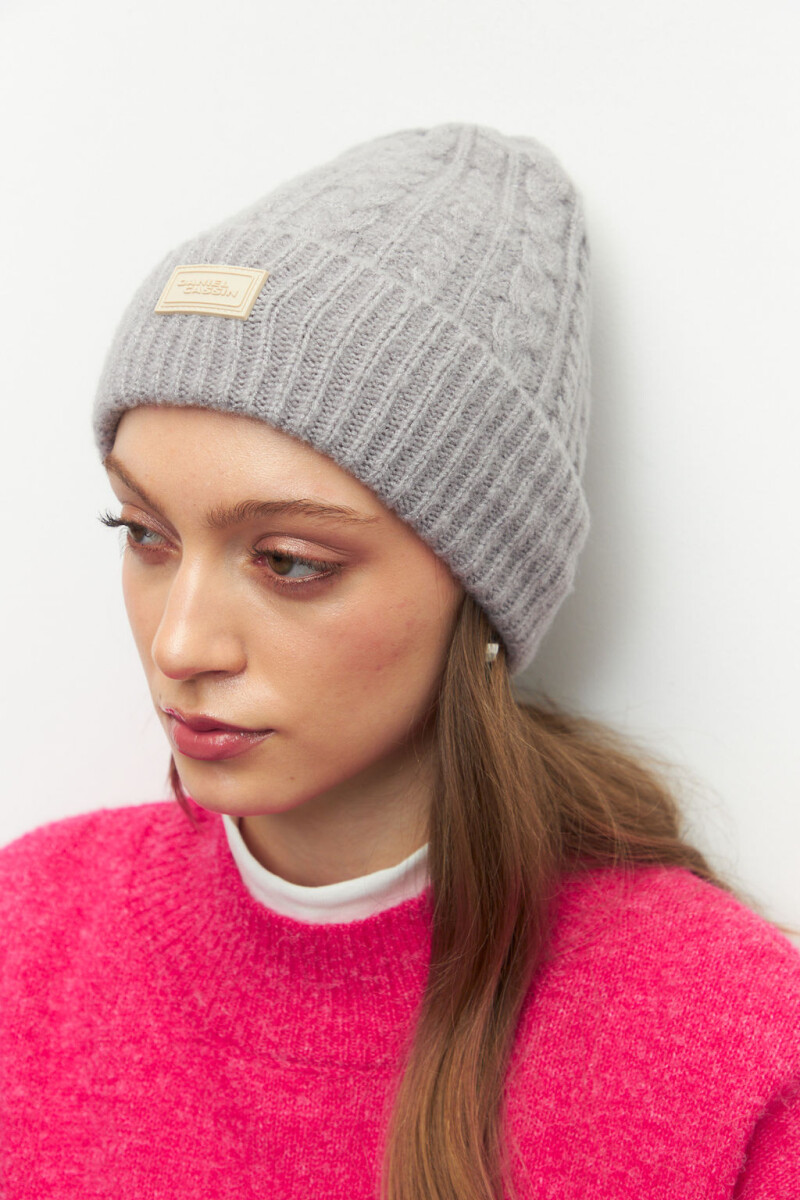 GORRO TIANA Gris Melange