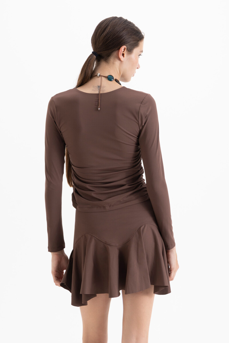 TOP MAUREEN Chocolate